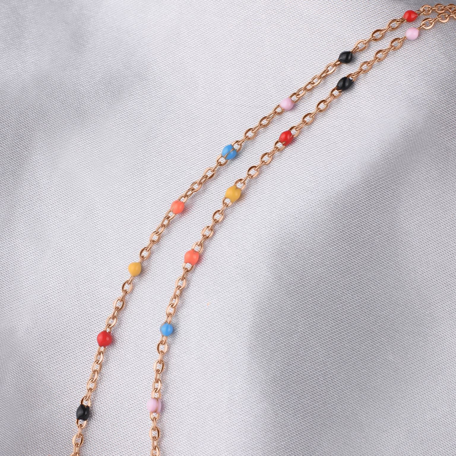 Colorful Beaded Fairy Name Necklace - Image 10