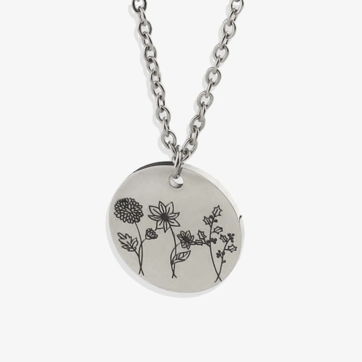 Birth Flower Bouquet Necklace - Image 7