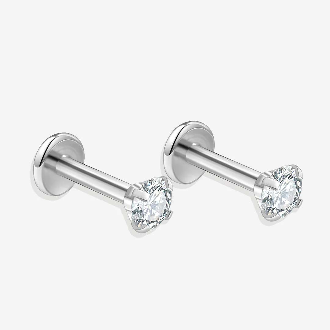 Crystal Sleeper Flatback Studs | 18g - Image 12
