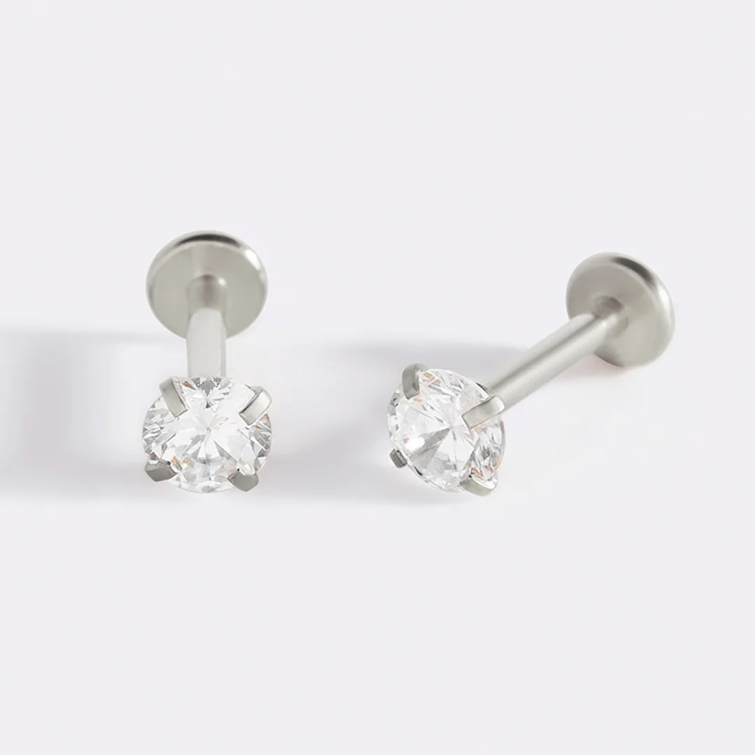 Crystal Sleeper Flatback Studs | 18g - Image 22