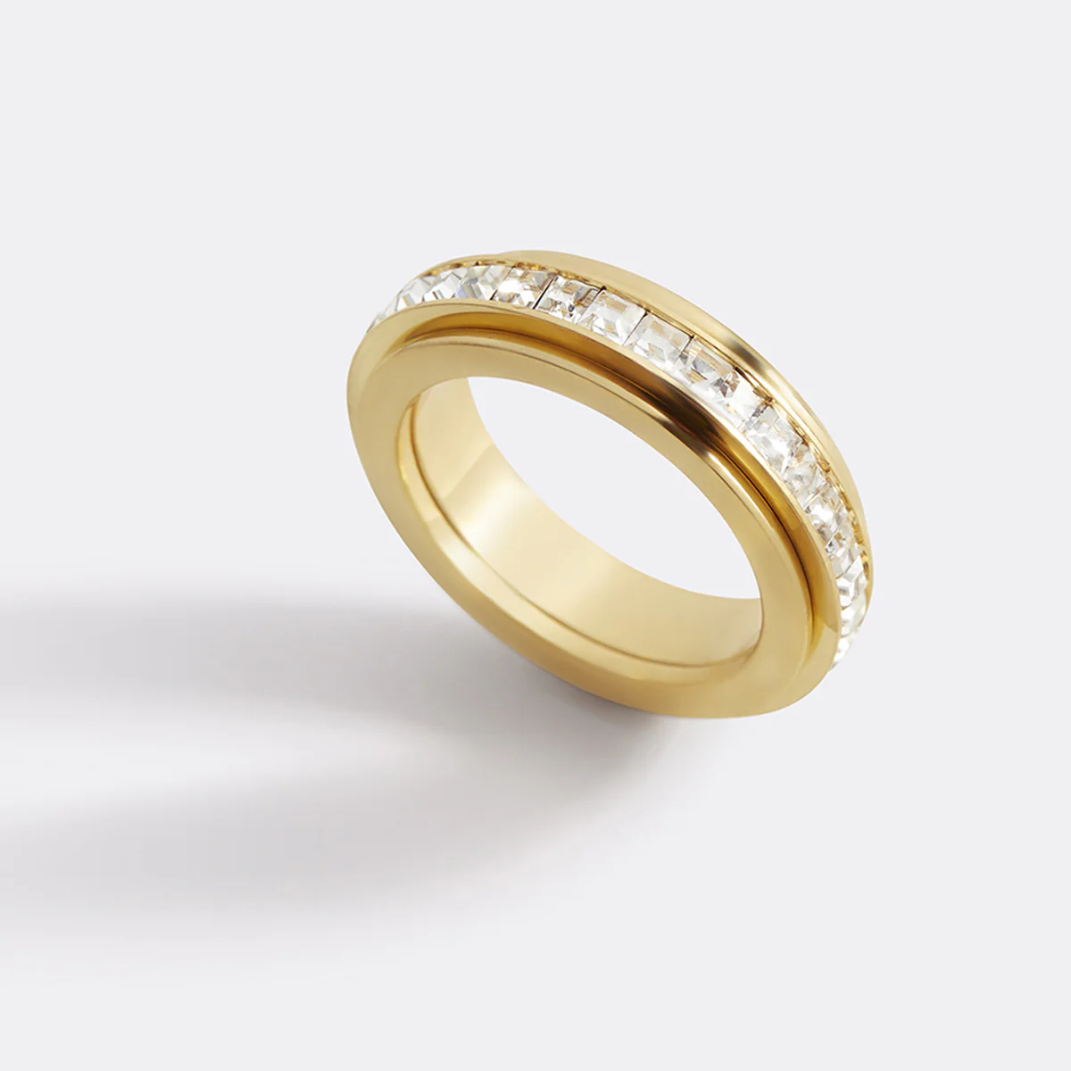 Crystal Statement Spinning Fidget Ring - Image 27