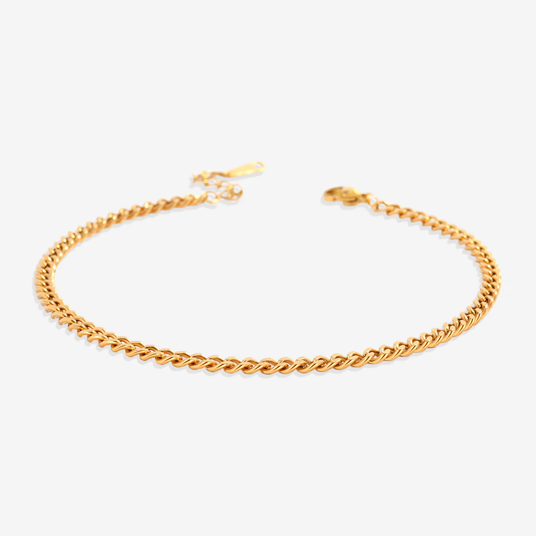 Curb Chain Anklet - Image 3