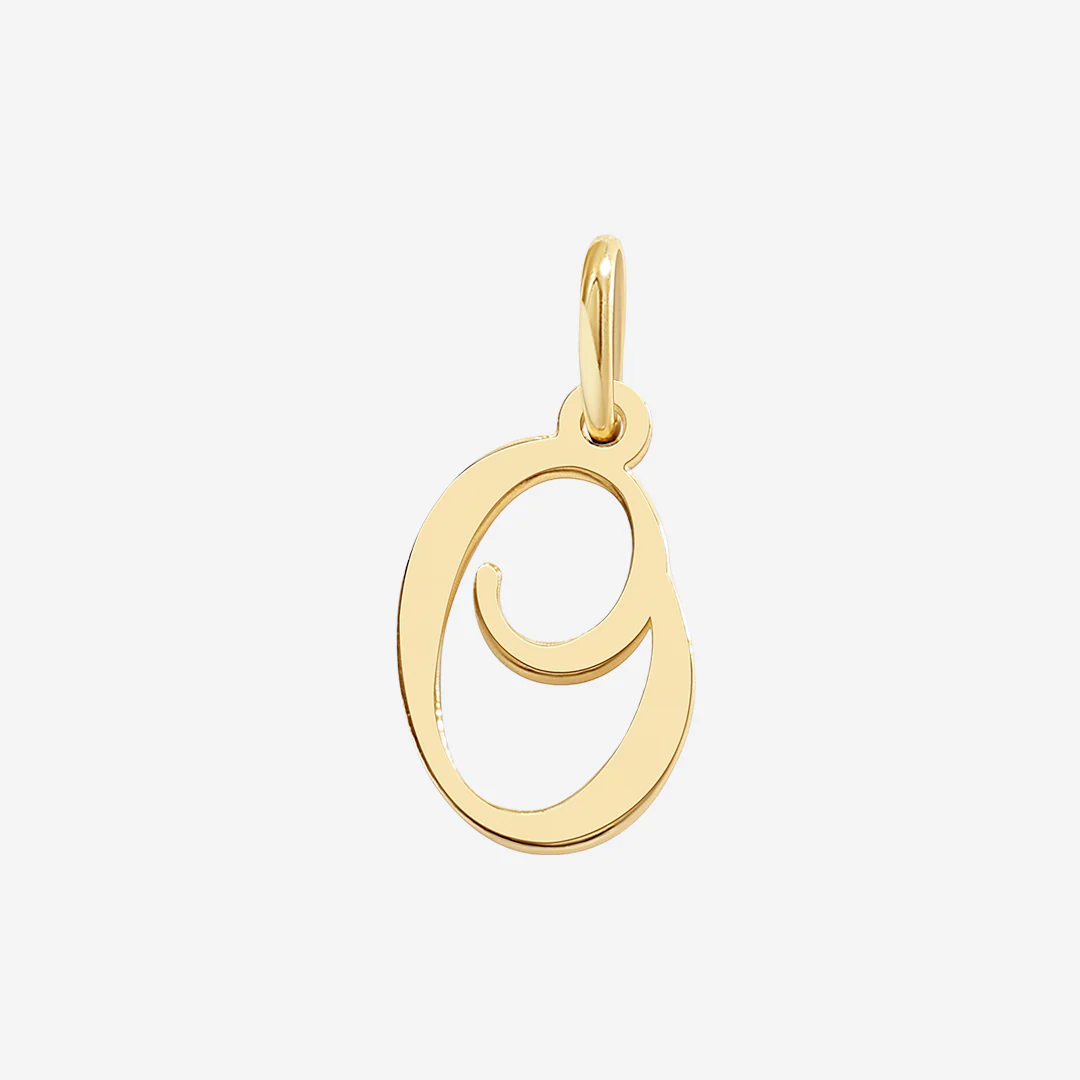 Cursive Initial Charm - Image 24