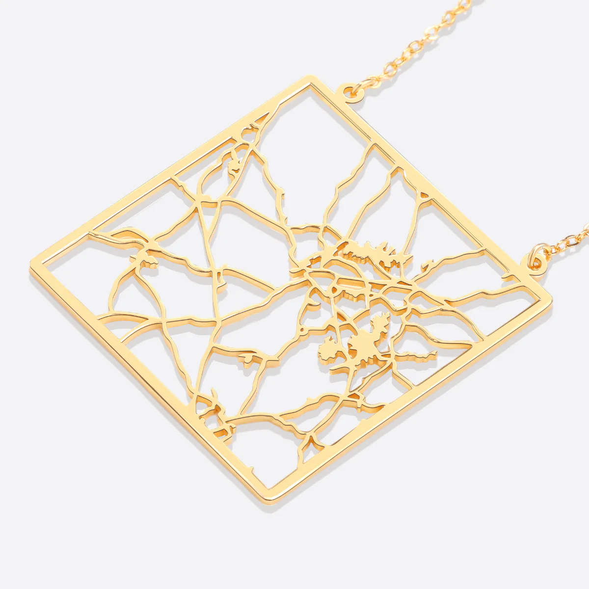 Custom Map Pendant Necklace - Image 17