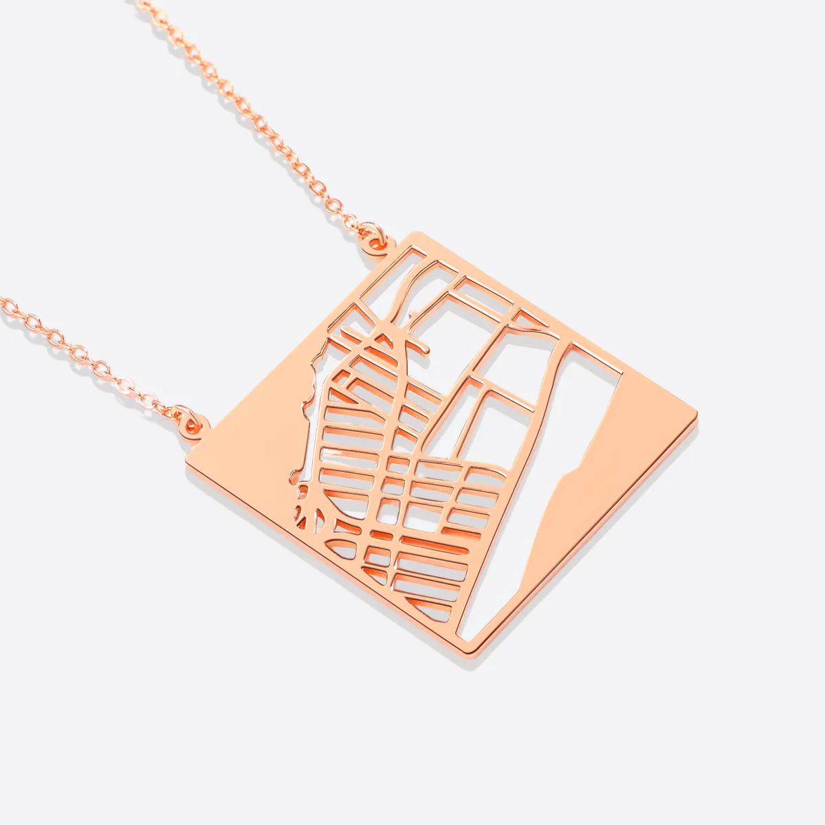 Custom Map Pendant Necklace - Image 23