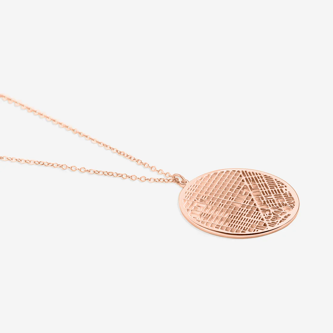 Custom Map Pendant Necklace - Image 49