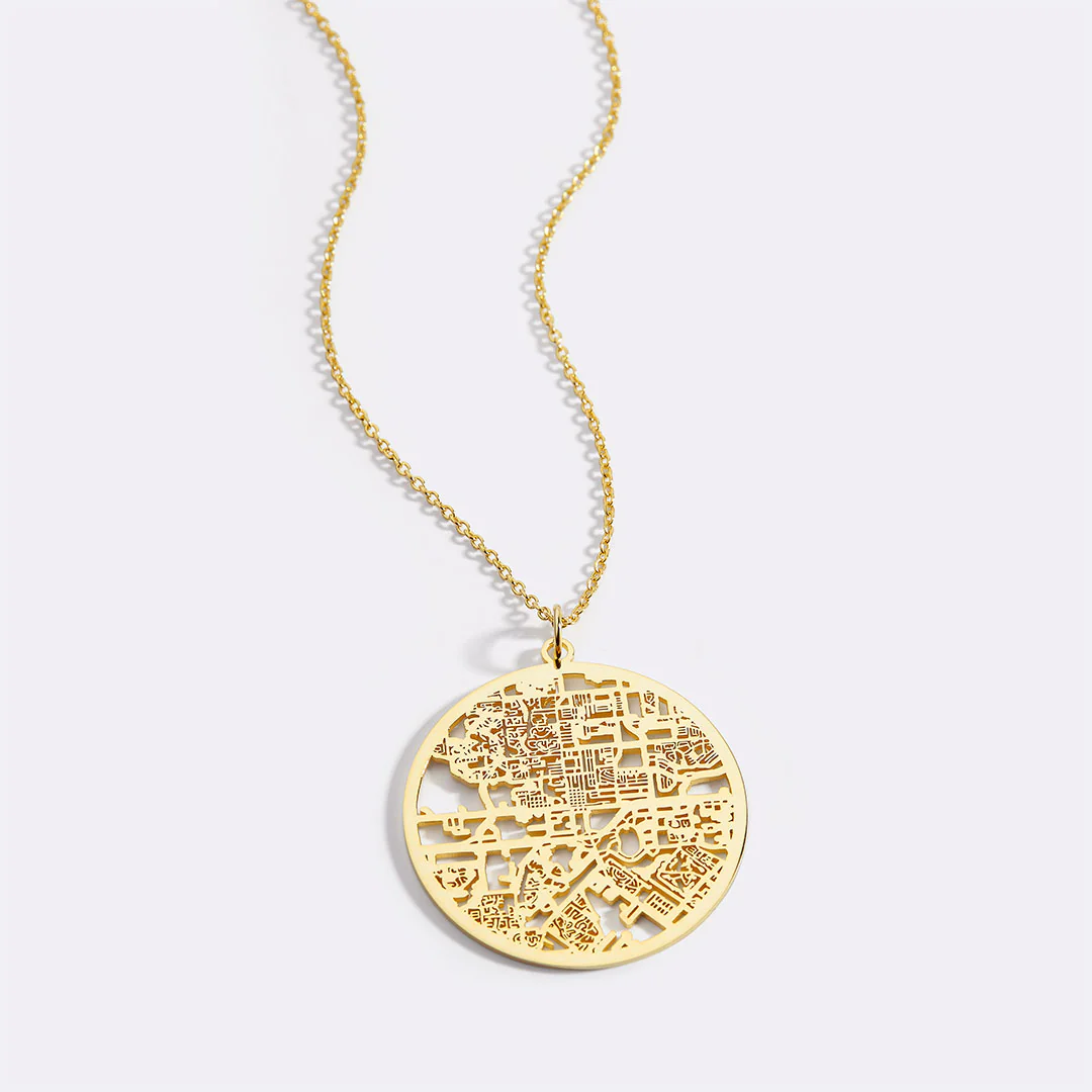 Custom Map Pendant Necklace - Image 65