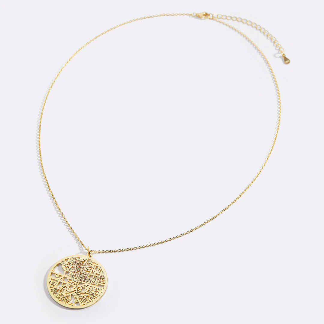 Custom Map Pendant Necklace - Image 68