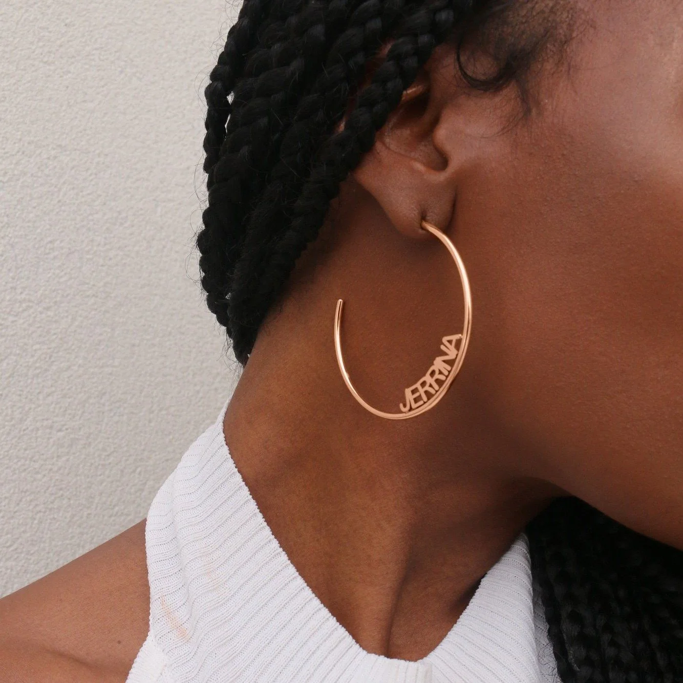 Personalized Name Hoop Earrings - Image 19