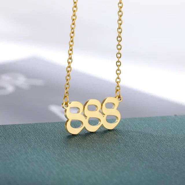 Dainty Angel Number Necklace - Image 18