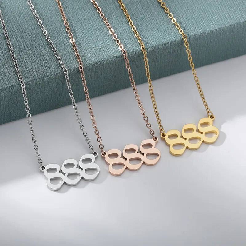 Dainty Angel Number Necklace - Image 19