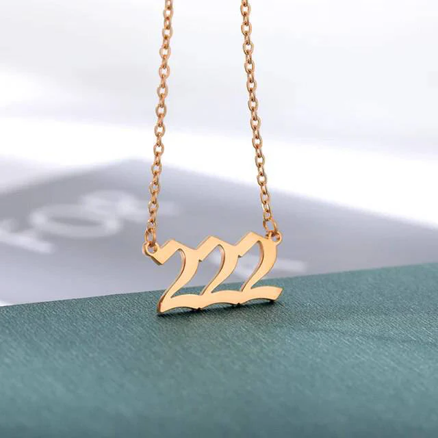 Dainty Angel Number Necklace - Image 25