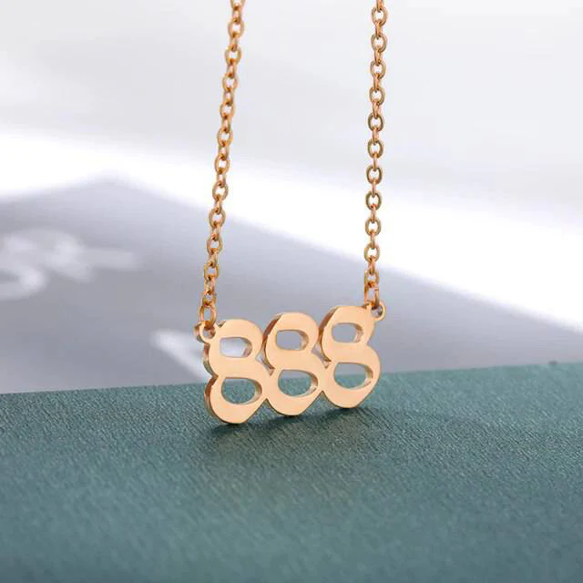 Dainty Angel Number Necklace - Image 31