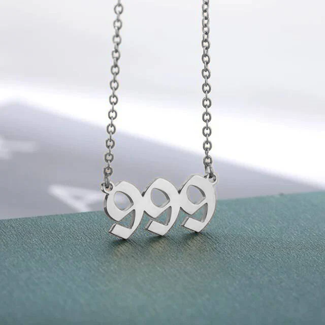 Dainty Angel Number Necklace - Image 43