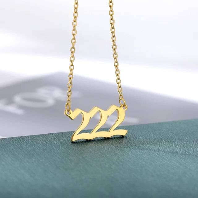 Dainty Angel Number Necklace - Image 6