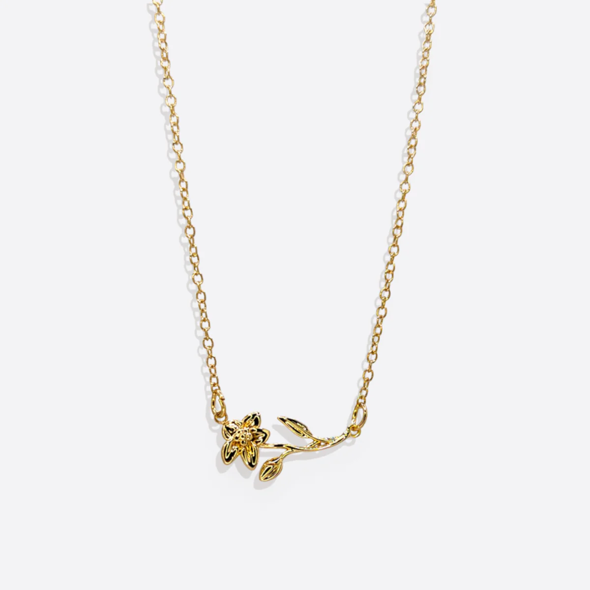 Dainty Birth Flower Necklace - Image 19