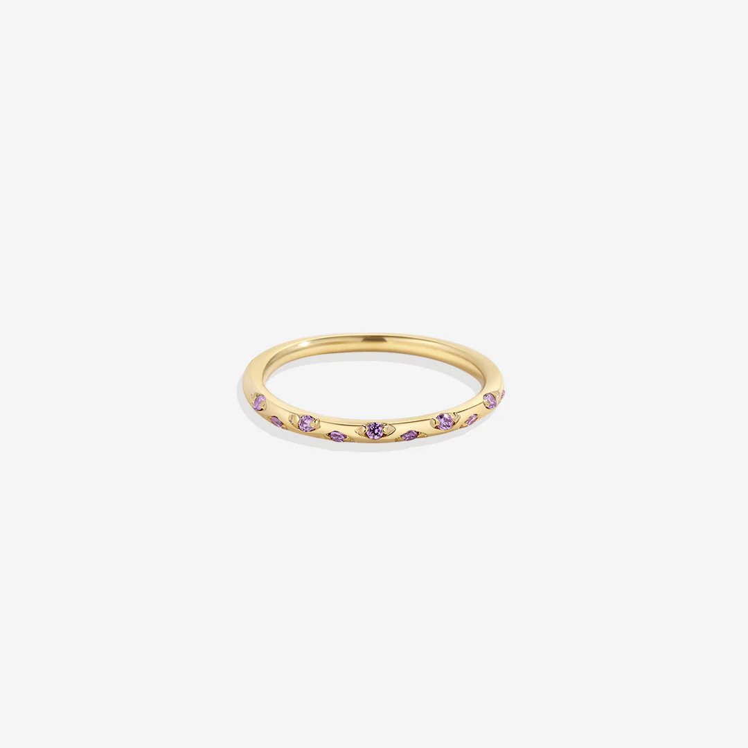 Dainty Constellation Birthstone Ring - Image 13
