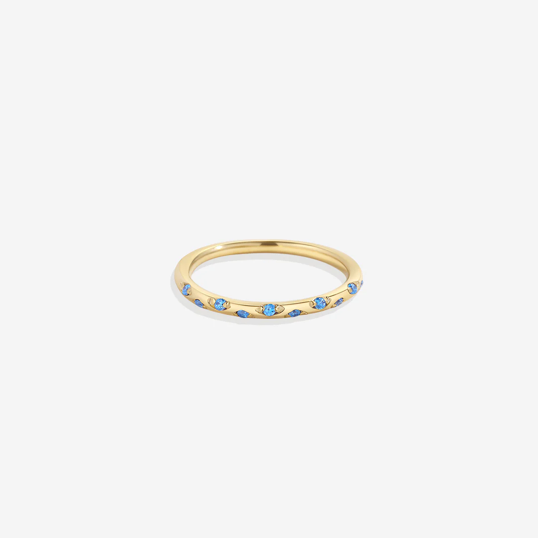 Dainty Constellation Birthstone Ring - Image 19
