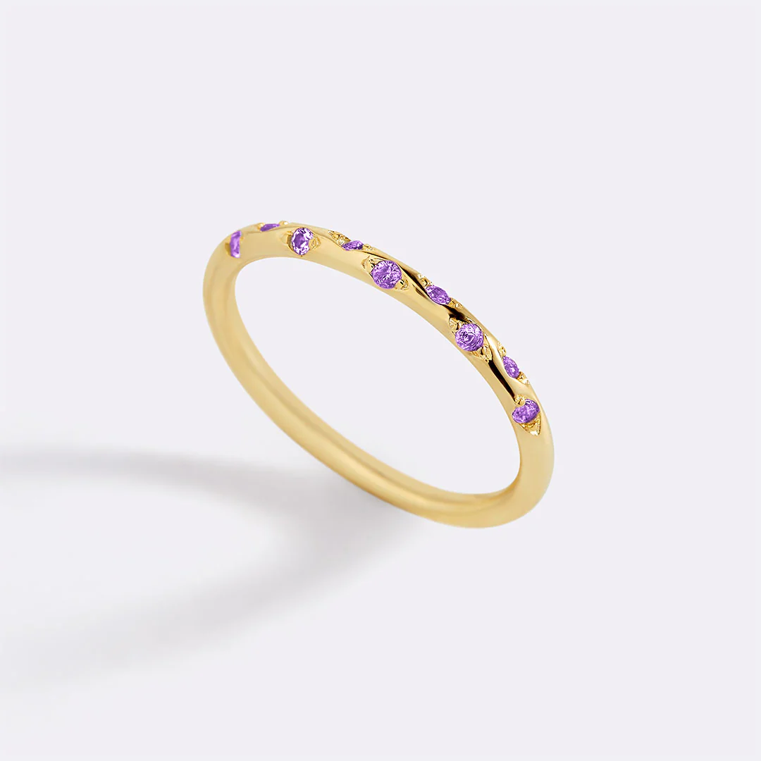 Dainty Constellation Birthstone Ring - Image 45
