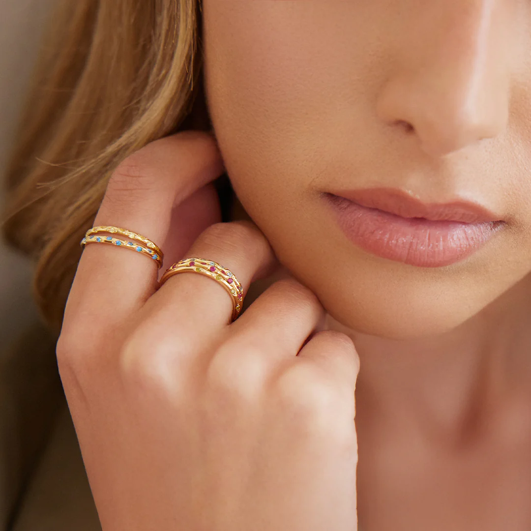 Dainty Constellation Birthstone Ring - Image 59