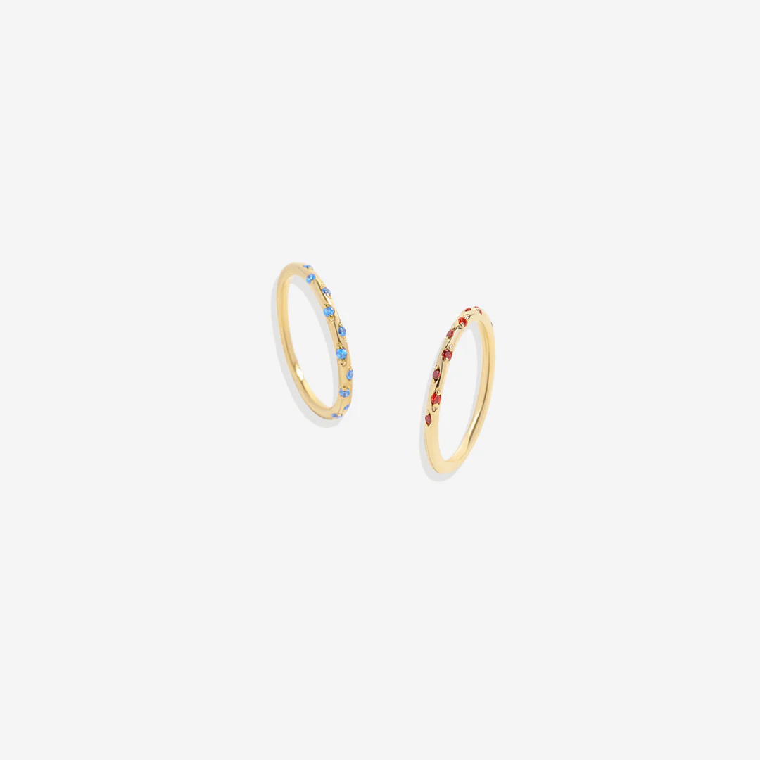 Dainty Constellation Birthstone Ring - Image 8