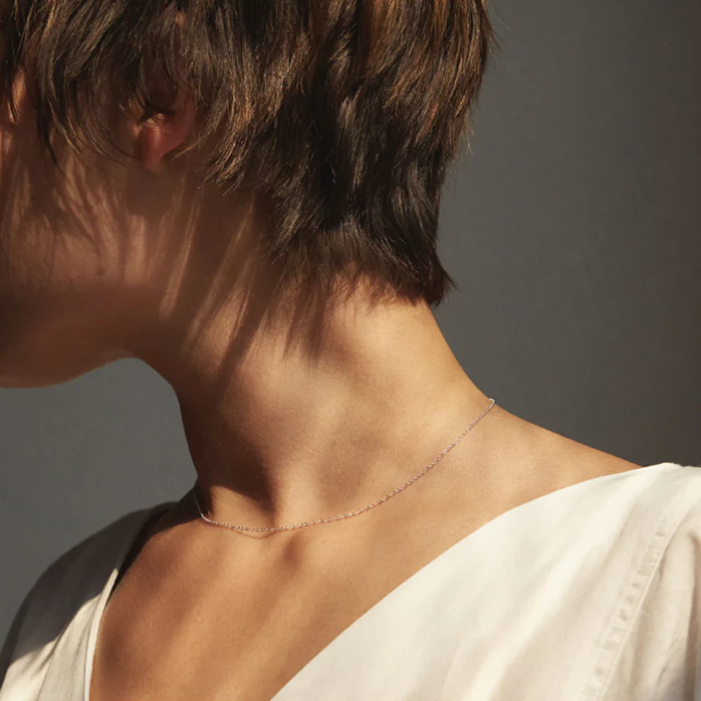Dainty Cable Chain Necklace - Image 8