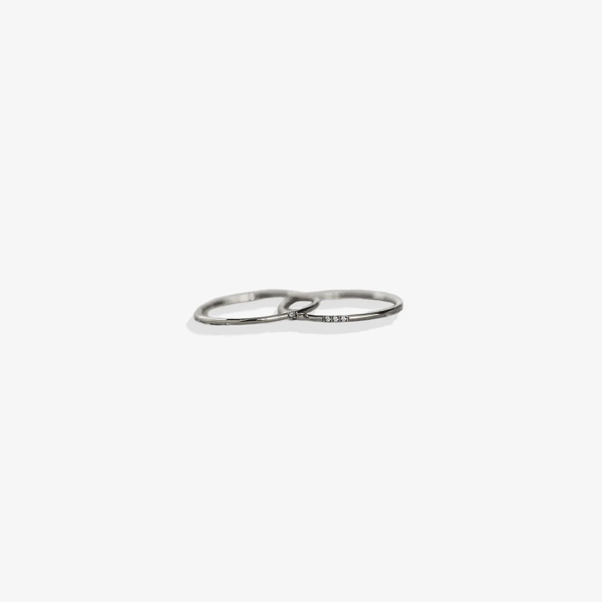 Dainty Diamonds Stacking Ring - Image 23