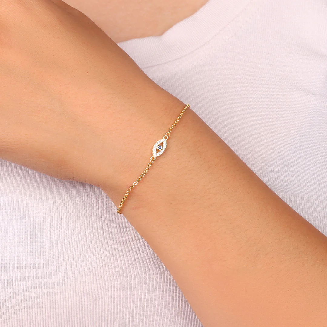 Dainty Evil Eye Charm Bracelet - Image 22