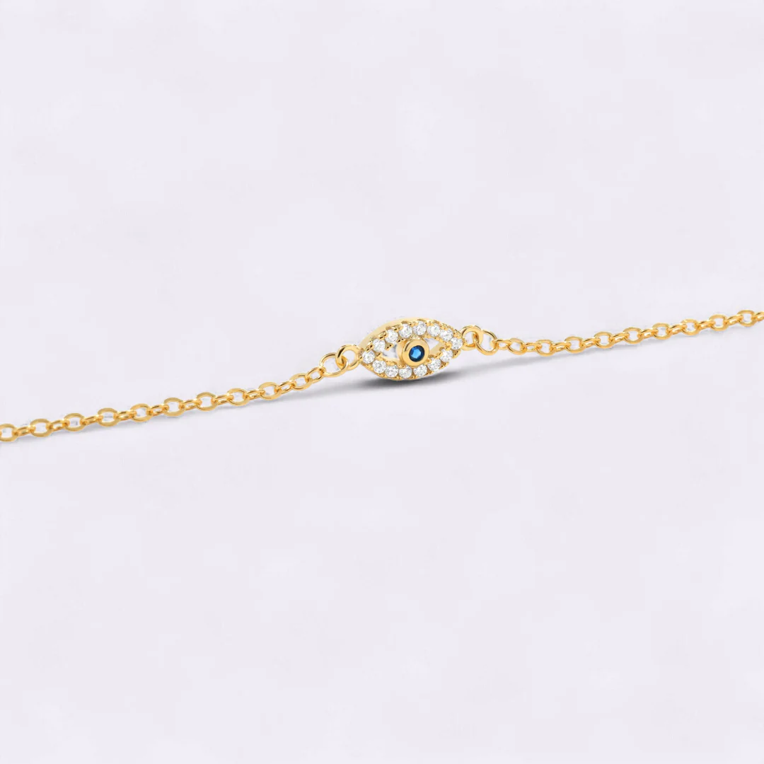 Dainty Evil Eye Charm Bracelet - Image 25