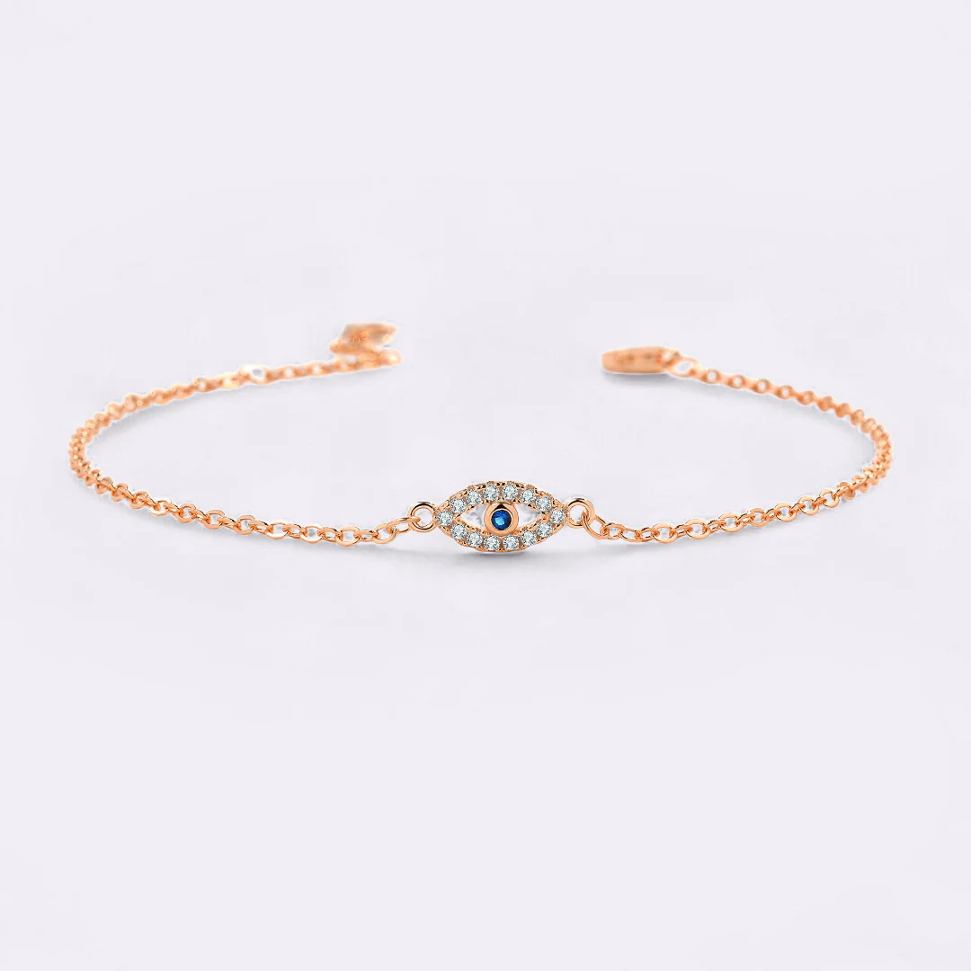 Dainty Evil Eye Charm Bracelet - Image 26