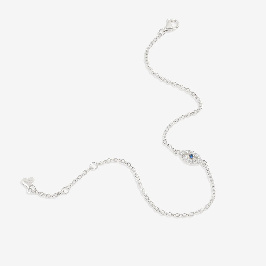 Dainty Evil Eye Charm Bracelet - Image 7