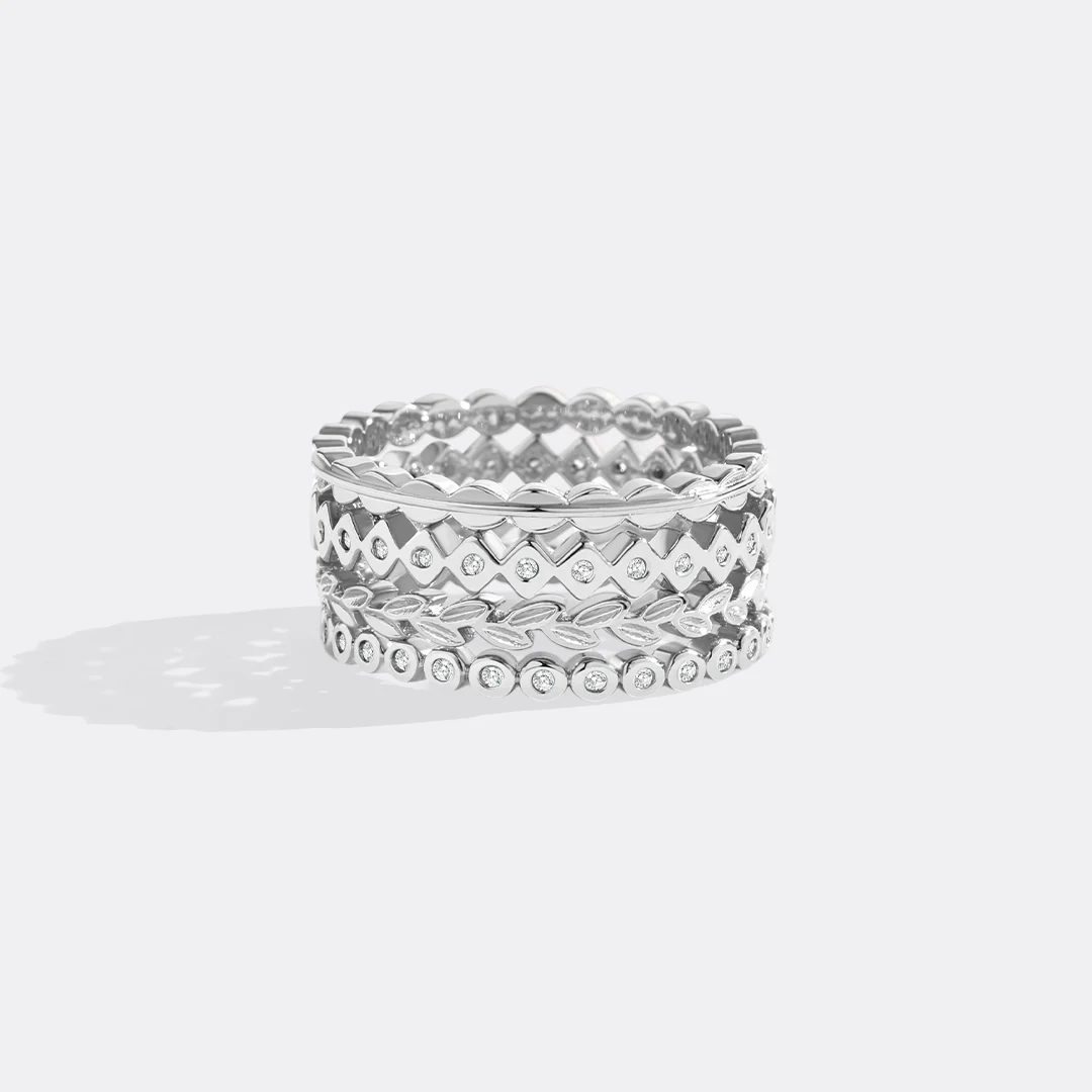 Dainty Gold Mini Ring Set - Image 6