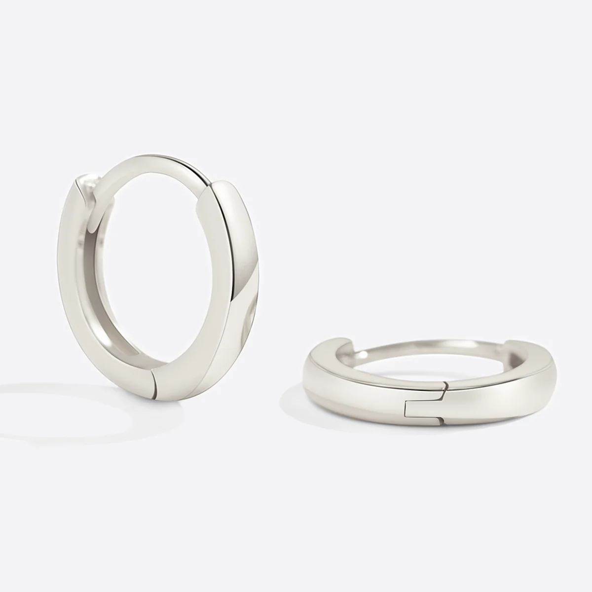Dainty Huggie Hoop Earrings - Image 15