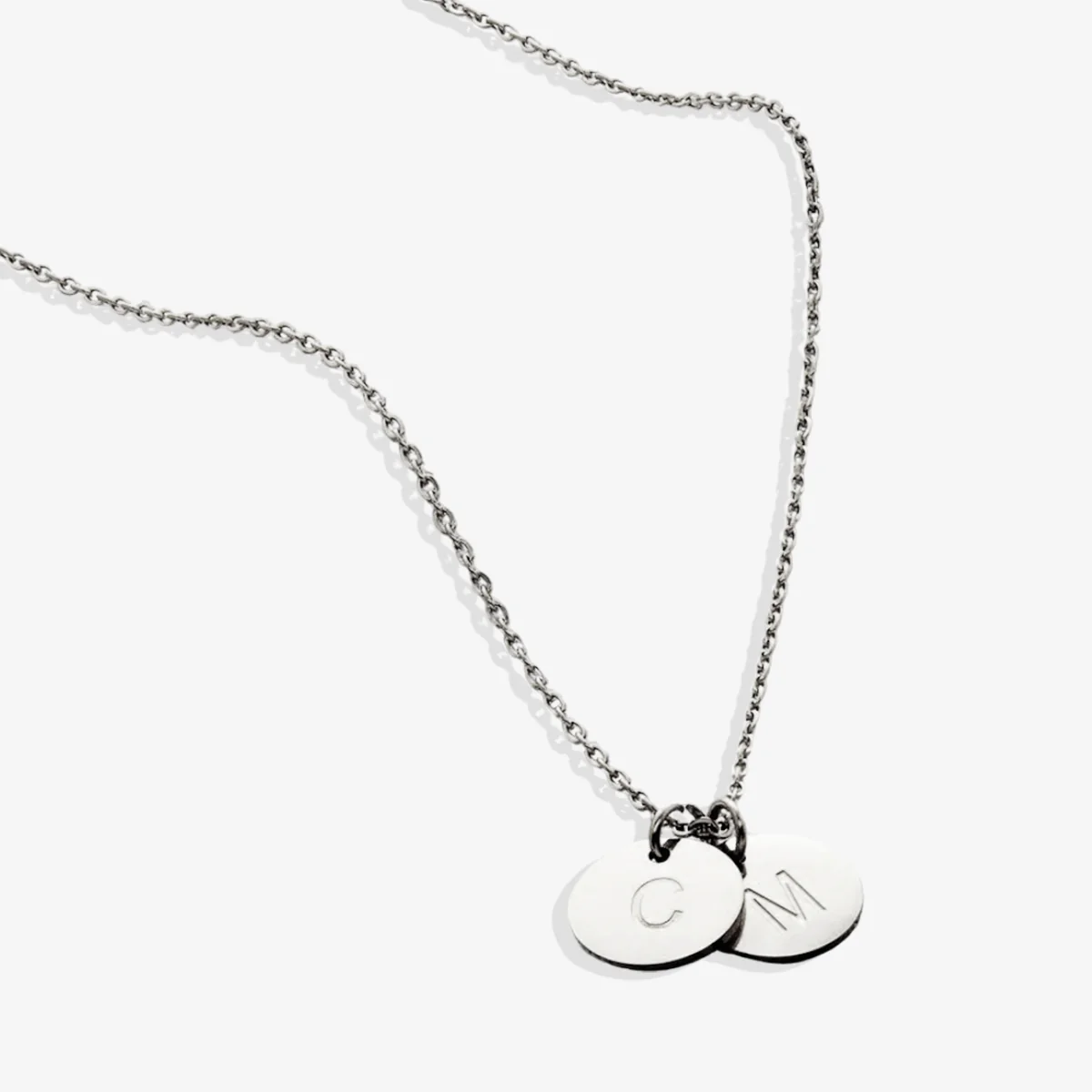Dainty Disc Initial Necklace - Image 19