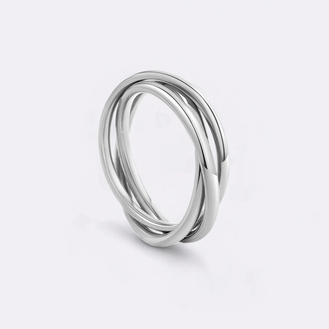 Dainty Interlocking Fidget Ring - Image 27