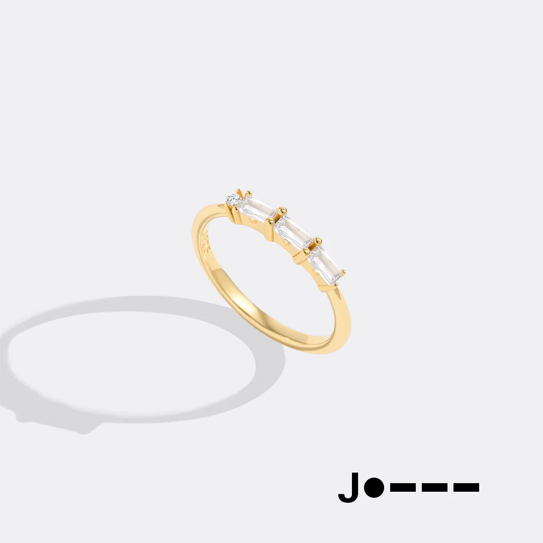 Dainty Personalized Morse Code Ring - Image 10