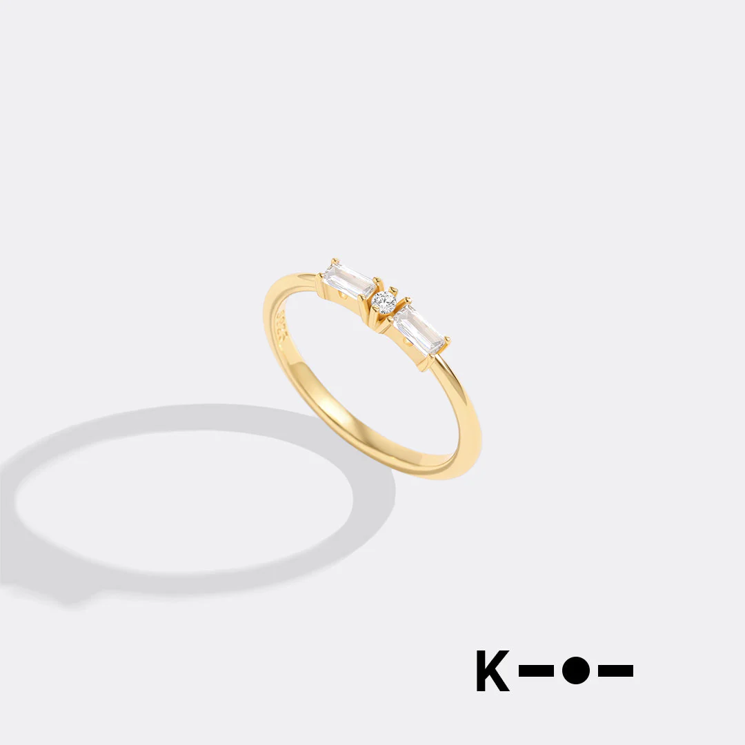 Dainty Personalized Morse Code Ring - Image 11