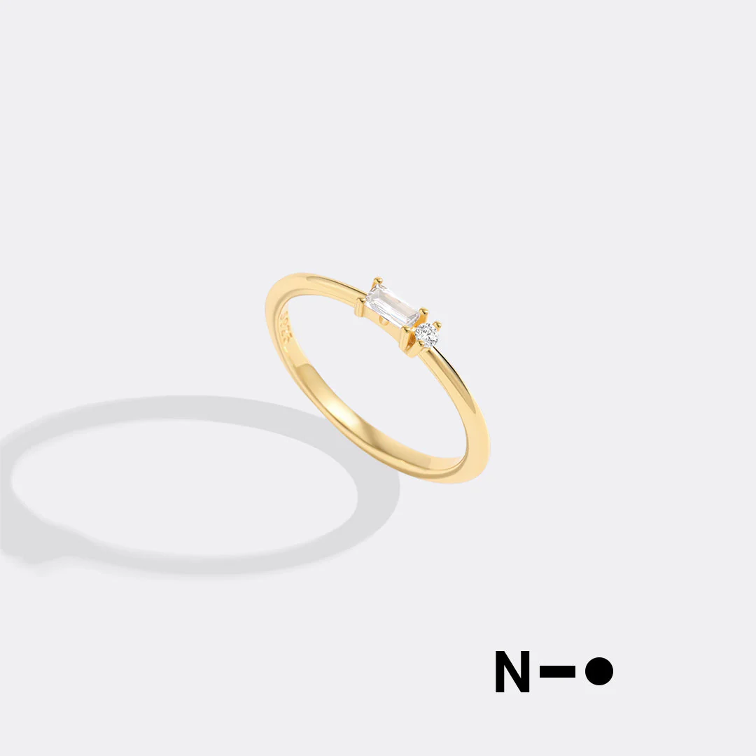 Dainty Personalized Morse Code Ring - Image 14