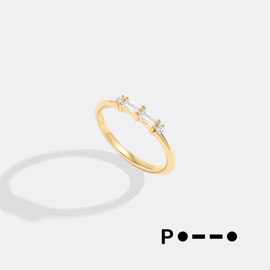 Dainty Personalized Morse Code Ring - Image 16