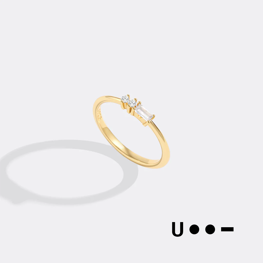 Dainty Personalized Morse Code Ring - Image 21