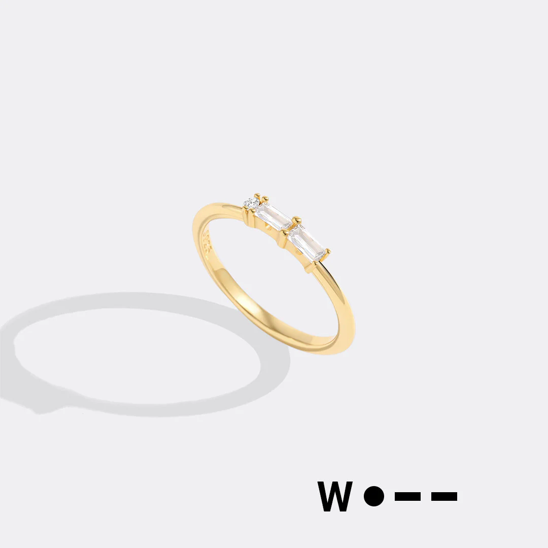 Dainty Personalized Morse Code Ring - Image 23