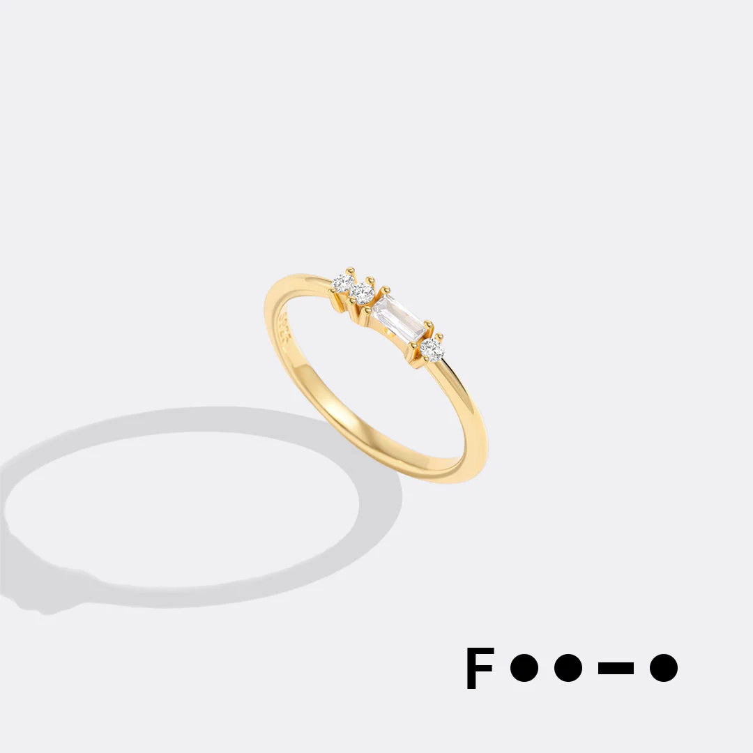 Dainty Personalized Morse Code Ring - Image 6