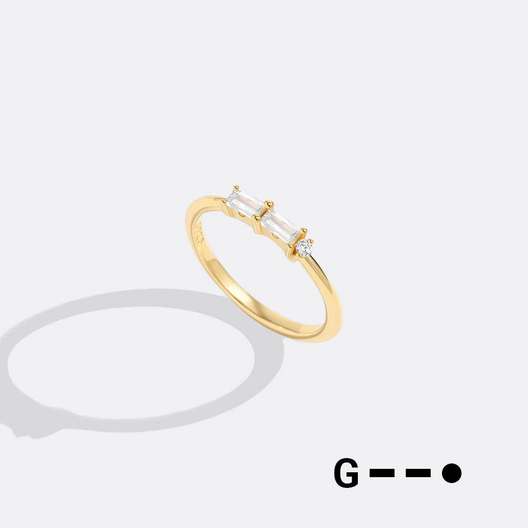 Dainty Personalized Morse Code Ring - Image 7