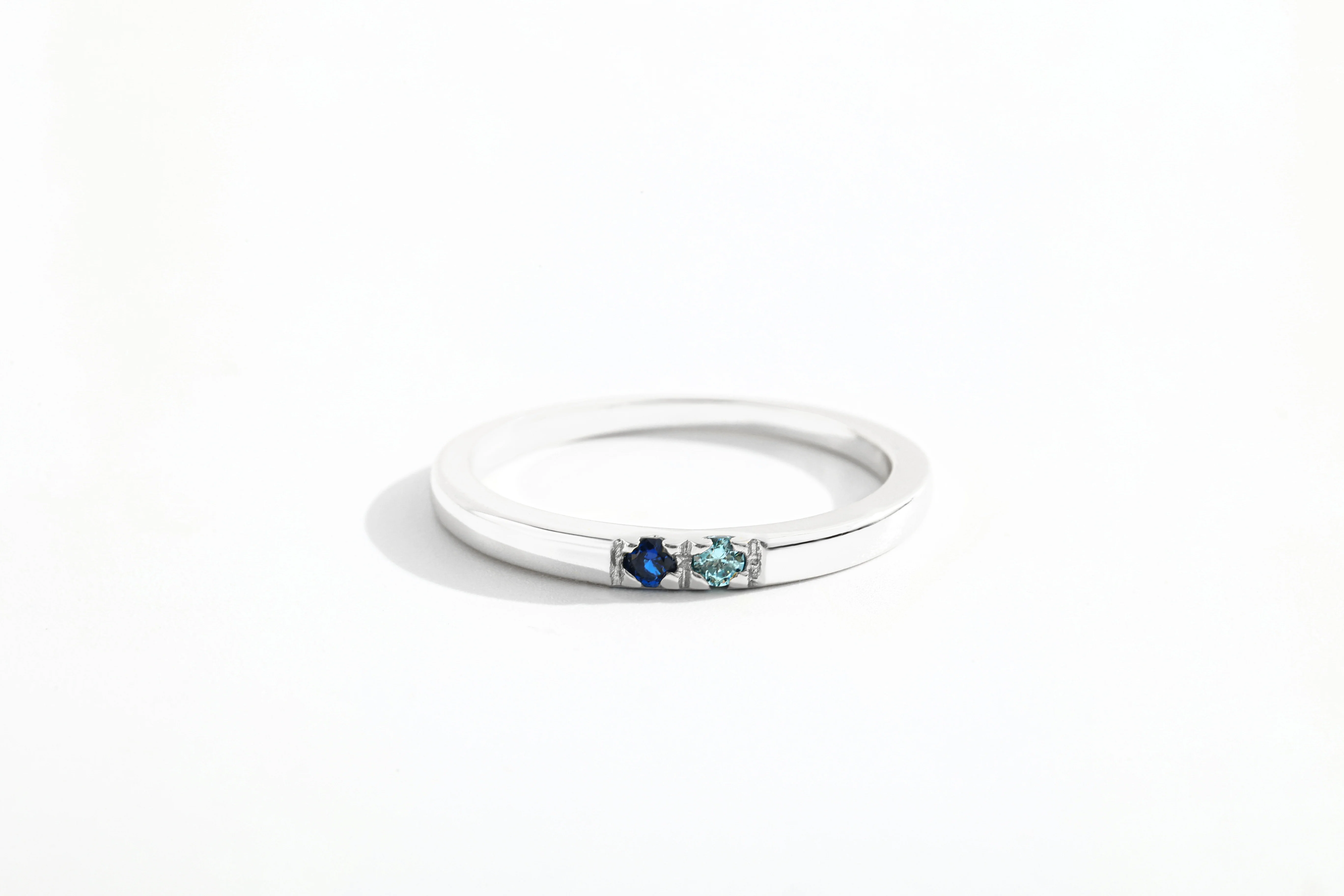 Dainty Stackable Birthstone Ring - Image 16