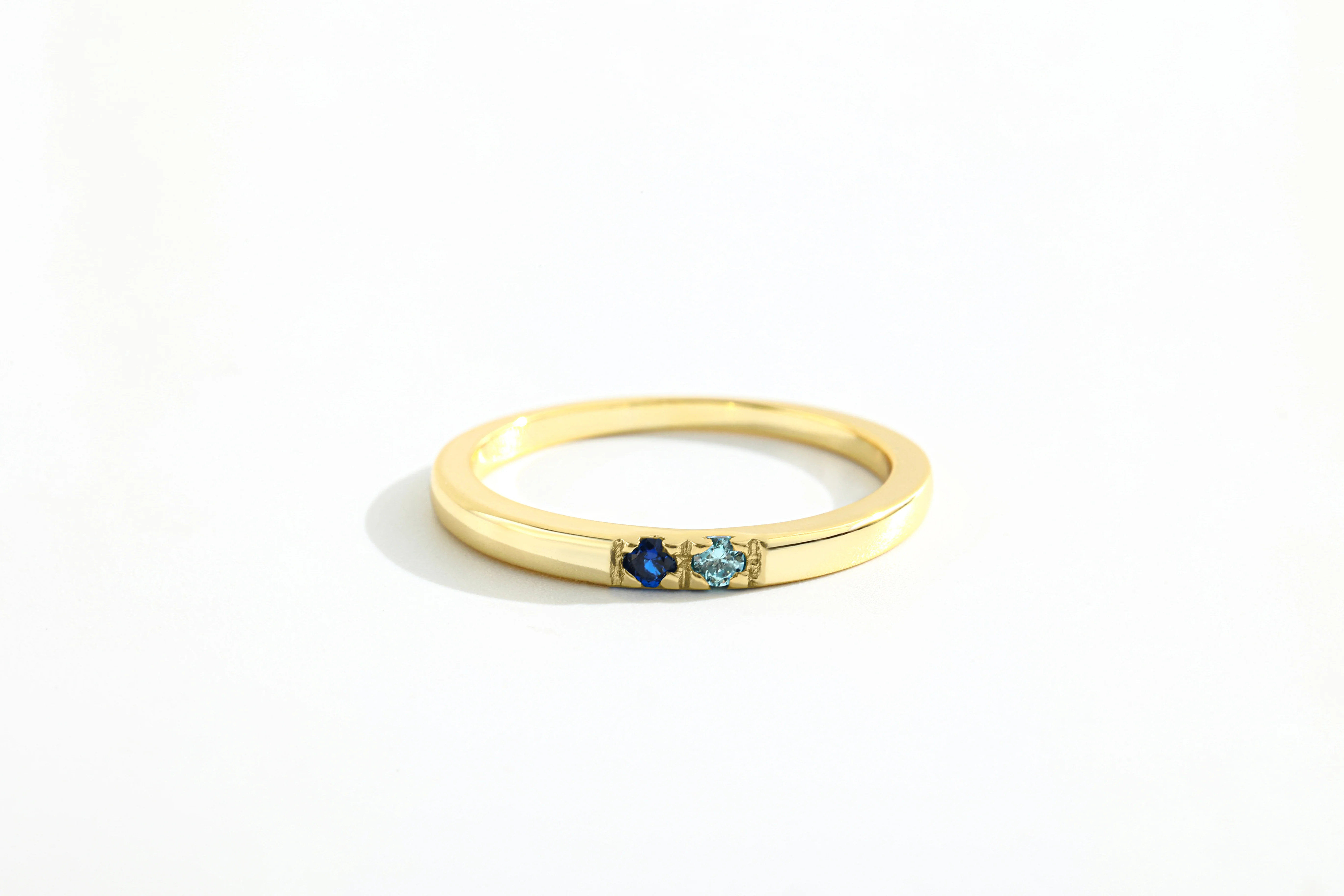 Dainty Stackable Birthstone Ring - Image 5