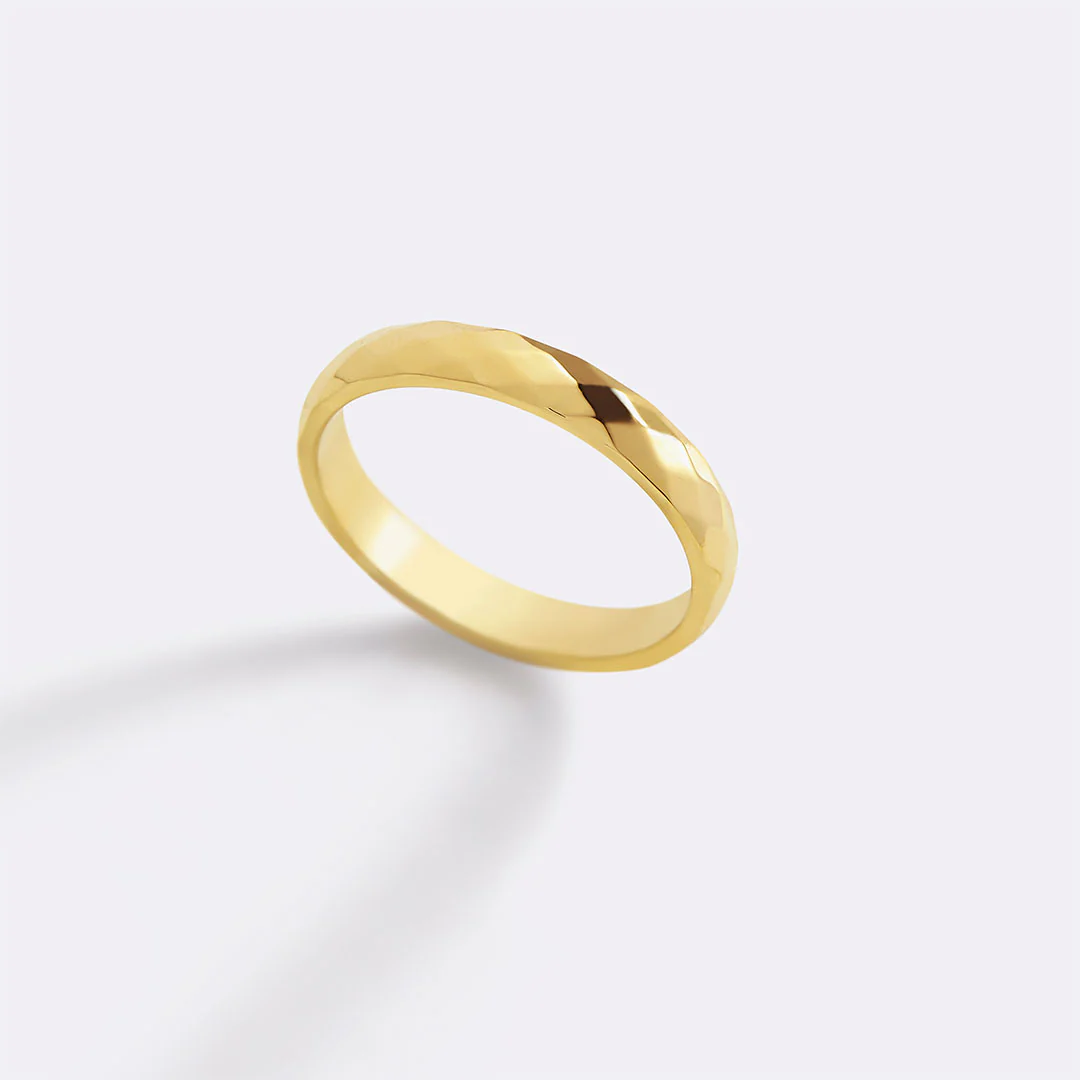 Delicate Hammered Band - Image 13