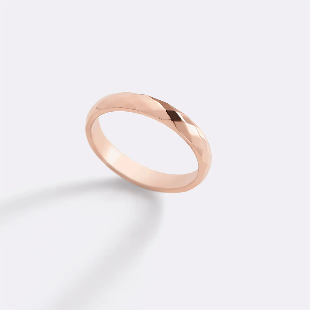 Delicate Hammered Band - Image 15