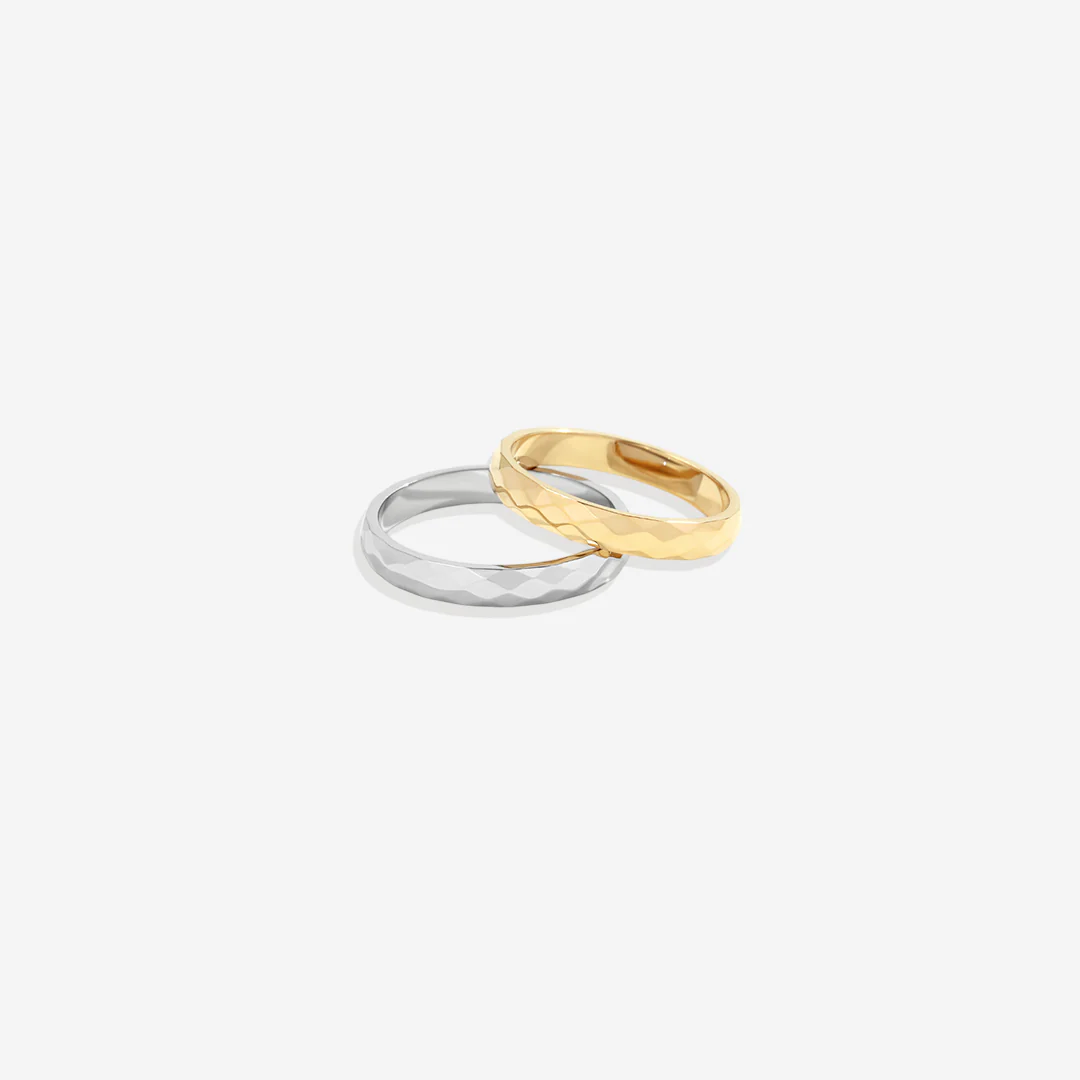 Delicate Hammered Band - Image 6