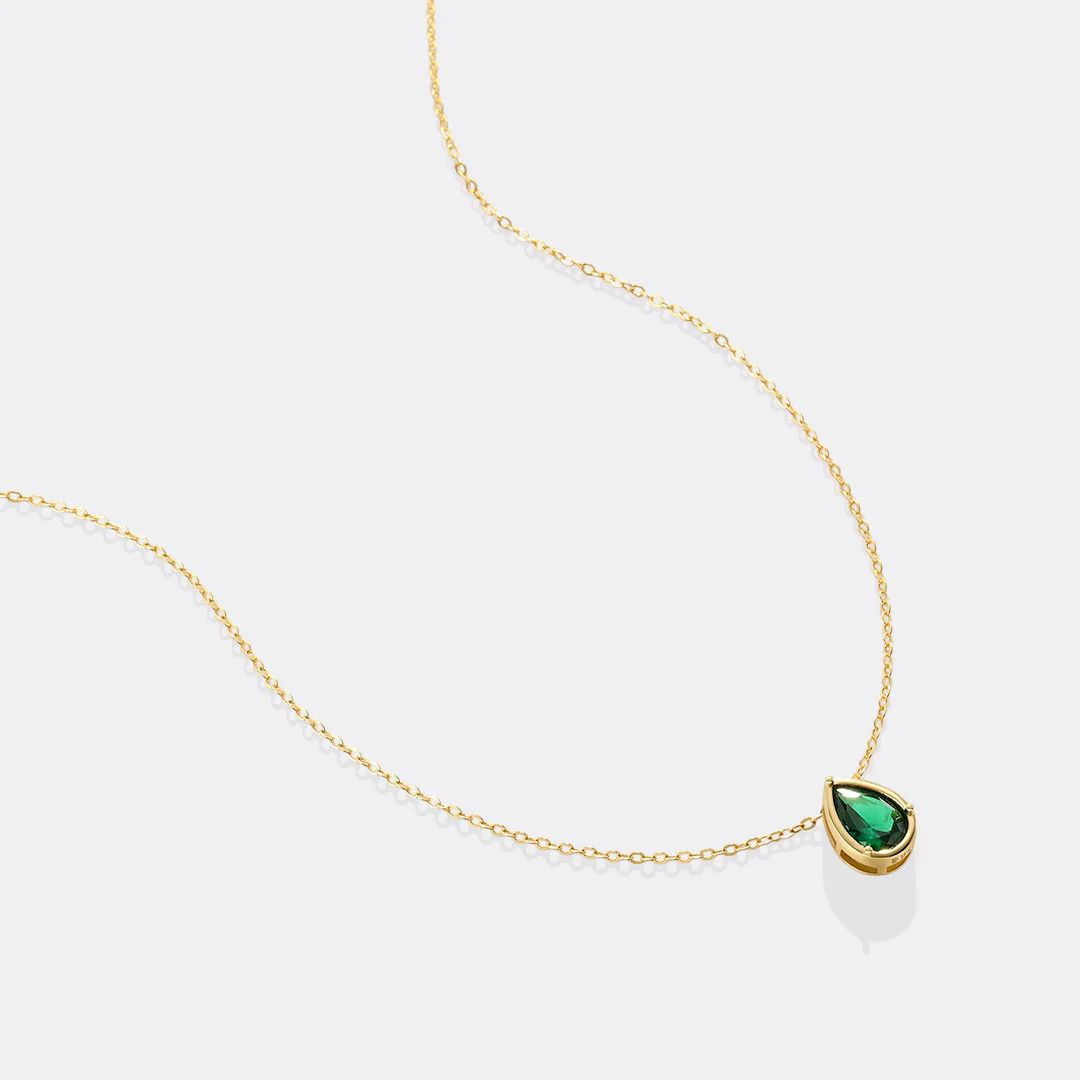 Diamond Teardrop Necklace - Image 10