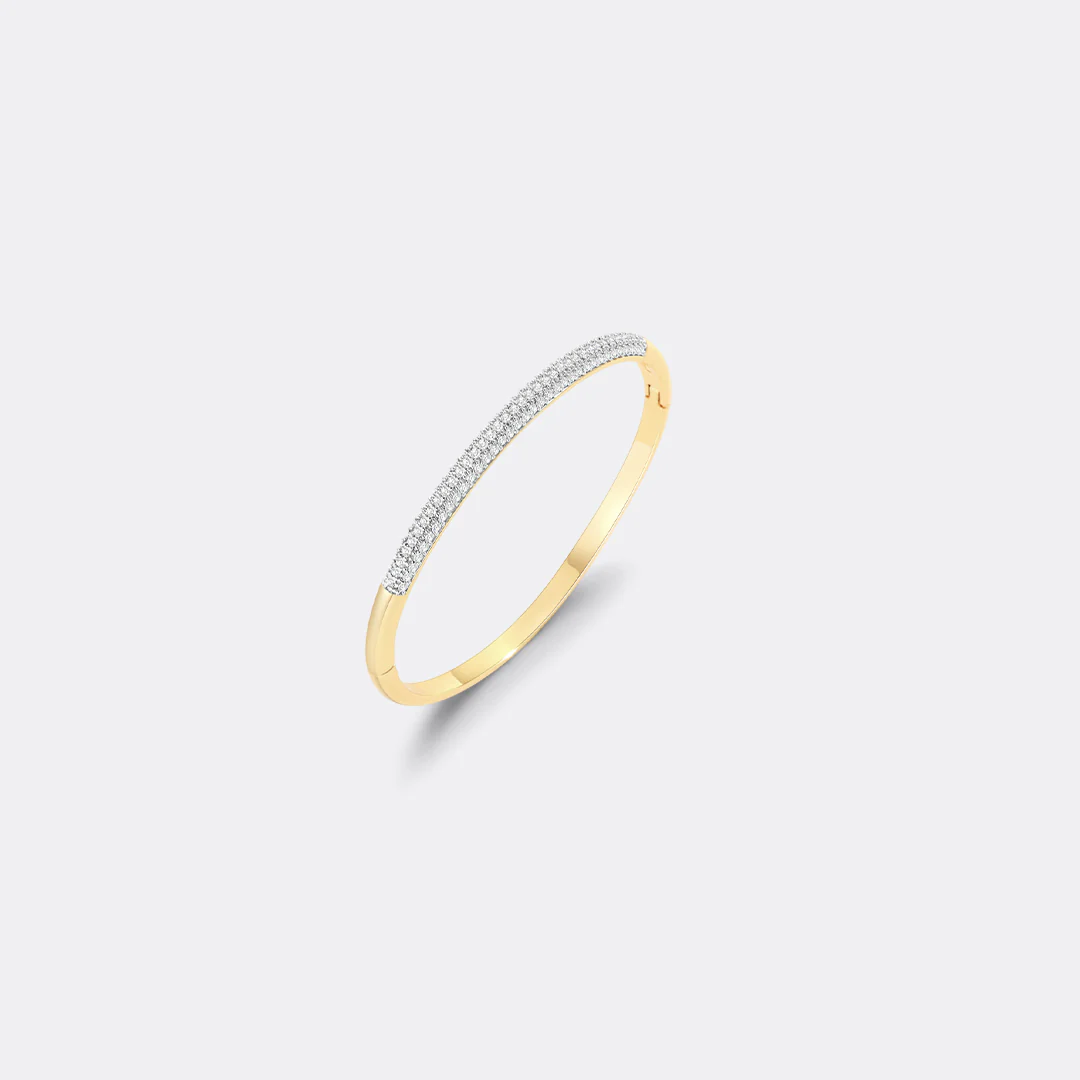Domed Pave Cuff Bracelet - Image 3